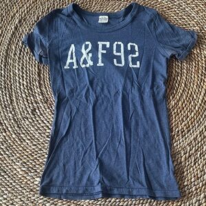 Vintage Abercrombie & Fitch Blue Cotton T Shirt